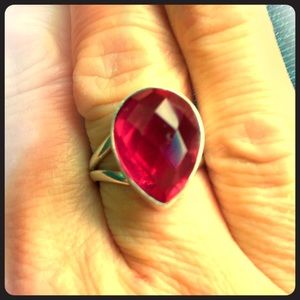 WOW! 5CT Pear Cut Pink Tourmaline-92.5, Size 7